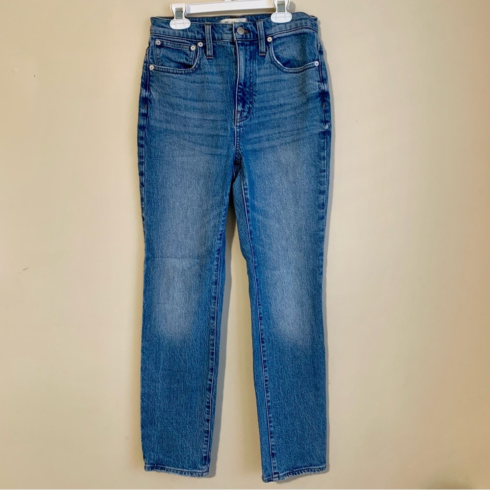 Madewell medium light wash The High Rise Slim Boy Jean size 25 EUC - Picture 6 of 10